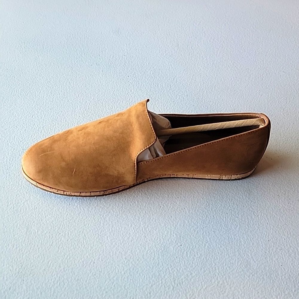 NIB Aerosoles Womens Hempstead Tan Combo Suede Loafers Size 8.5 Wide - Picture 2 of 6